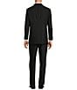 Color:Black - Image 2 - Chicago Classic Fit Flat Front 2-Piece Tuxedo Suit