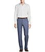 Hart Schaffner Marx Chicago Classic Fit Flat Front Fancy Dress Pants, Color:Light Blue - Image 3