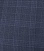 Color:Blue - Image 3 - Chicago Classic Fit Flat Front Plaid 2-Piece Suit
