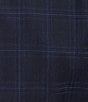Color:Navy - Image 3 - Chicago Classic Fit Flat Front Plaid 2-Piece Suit