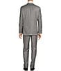 Color:Light Grey - Image 2 - Chicago Classic Fit Flat Front Plaid 2-Piece Suit