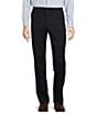 Color:Navy - Image 1 - Chicago Classic Fit Flat Front Solid Dress Pants