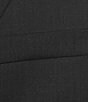 Hart Schaffner Marx Chicago Classic Fit Flat Front Solid Wool Blend 2-Piece Suit - Image 3