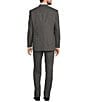 Color:Grey - Image 2 - Chicago Classic Fit Flat Front Stripe 2-Piece Suit