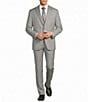 Hart Schaffner Marx Chicago Classic Fit Flat Front Striped Wool 2-Piece Suit - Image 1