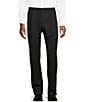 Color:Charcoal Grey - Image 1 - Chicago Classic Fit Reverse Pleat Solid Dress Pants