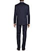 Color:Navy - Image 2 - Chicago Classic Fit Reverse Pleat Stripe Pattern 2-Piece Suit