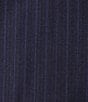 Color:Navy - Image 3 - Chicago Classic Fit Reverse Pleat Stripe Pattern 2-Piece Suit