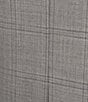 Color:Light Grey - Image 3 - Chicago Classic Fit Reverse Pleated Plaid 2-Piece Suit