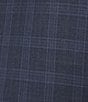 Color:Blue - Image 3 - Chicago Classic Fit Reverse Pleated Plaid 2-Piece Suit
