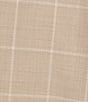 Color:Tan - Image 3 - Chicago Classic Fit Reverse Pleated Grid Pattern 2-Piece Suit