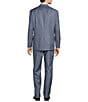 Color:Light Blue - Image 2 - Chicago Classic Fit Reverse Pleated Sharkskin 2-Piece Suit