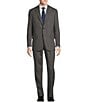 Color:Grey - Image 1 - Chicago Classic Fit Reverse Pleated Stripe 2-Piece Suit