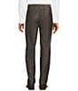 Color:Brown - Image 2 - Chicago Classic Fit Flat Front Twill Patterned Dress Pants