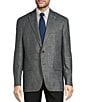Hart Schaffner Marx Chicago Classic Fit Windowpane Sport Coat, Color:Grey/Teal - Image 1