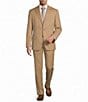 Hart Schaffner Marx Chicago Classic Flat Front Solid Wool Blend 2-Piece Suit - Image 1