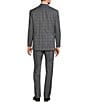Color:Grey - Image 2 - Chicago Classic Fit Flat Front Performance Tonal Plaid 2-Piece Suit