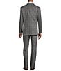 Color:Grey - Image 2 - Chicago Classic Fit Flat Front Performance Windowpane 2-Piece Suit