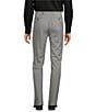 Hart Schaffner Marx New York Modern Fit Light Grey Pre-Tailored Flat Front Super Stretch Solid Dress Pants - Image 2