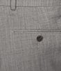 Hart Schaffner Marx New York Modern Fit Light Grey Pre-Tailored Flat Front Super Stretch Solid Dress Pants - Image 4