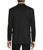 Color:Black - Image 2 - Classic Fit Solid Black Wool Blend Sport Coat