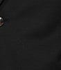 Color:Black - Image 5 - Classic Fit Solid Black Wool Blend Sport Coat