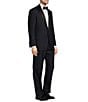 Color:Navy - Image 3 - Chicago Classic Fit Pleated 2-Piece Tuxedo