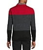 Hart Schaffner Marx Crew Merino Wool Stripe Sweater, Color:Red - Image 2