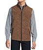 Hart Schaffner Marx Diamond Quilt Pattern Reversible Vest, Color:Camel - Image 1