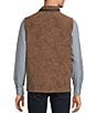 Hart Schaffner Marx Diamond Quilt Pattern Reversible Vest, Color:Camel - Image 2