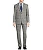 Color:Grey - Image 1 - Chicago Classic Fit Pleated Performance Stretch 2-Piece Suit