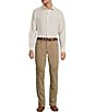 Hart Schaffner Marx Long Sleeve Solid Linen Button Front Shirt - Image 4