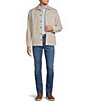 Hart Schaffner Marx Long Sleeve Solid Shirt Jacket - Image 3