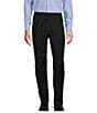 Color:Black - Image 1 - Classic Fit Pleated Solid Dress Pants