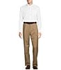 Color:Tan - Image 3 - Classic Fit Pleated Solid Dress Pants