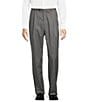 Hart Schaffner Marx Chicago Classic Fit Pleated Solid Dress Pants, Color:Grey - Image 1