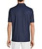 Color:Midnight - Image 2 - Luxury Performance Diamond Geo Short Sleeve Polo Shirt