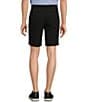 Color:Black - Image 2 - Luxury Performance Flat Front 9#double; Inseam Shorts