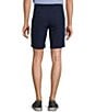 Color:Midnight Blue - Image 2 - Luxury Performance Flat Front 9#double; Inseam Shorts