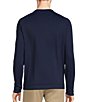 Color:Midnight - Image 2 - Luxury Performance Long Sleeve Crew Neck Knit Pullover