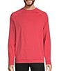 Color:Berry - Image 1 - Luxury Performance Long Sleeve Crew Neck Knit Pullover