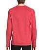 Color:Berry - Image 2 - Luxury Performance Long Sleeve Crew Neck Knit Pullover