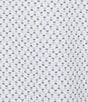 Color:White - Image 4 - Luxury Performance Printed Short Sleeve Knit Coatfront Shirt