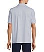 Hart Schaffner Marx Luxury Performance Short Sleeve Geo Print Polo Shirt, Color:White - Image 2