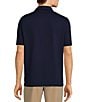 Color:Midnight - Image 2 - Luxury Performance Short Sleeve Solid Seersucker Polo Shirt