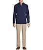Hart Schaffner Marx Luxury Performance Textured Quarter Zip, Color:Midnight - Image 3