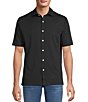 Hart Schaffner Marx Luxury Performance The Driver Short Sleeve Solid Button Front Shirt - Image 5