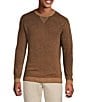 Hart Schaffner Marx Merino Wool Crew Neck Sweater, Color:Brown - Image 1