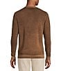Hart Schaffner Marx Merino Wool Crew Neck Sweater, Color:Brown - Image 2