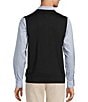 Hart Schaffner Marx Merino Wool Vest, Color:Black - Image 2